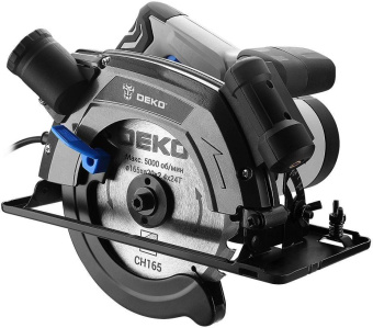 Циркулярная пила (дисковая) Deko CSDK-1500 PRO 1500Вт (ручная) D диска.:165мм (085-1150) от магазина РЭССИ