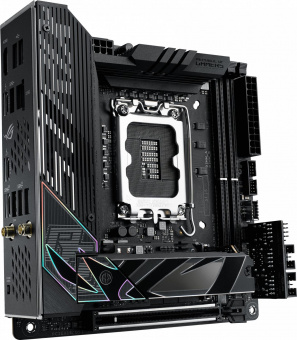 Материнская плата Asus ROG STRIX Z790-I GAMING WIFI Soc-1700 Intel Z790 2xDDR5 mini-ITX AC`97 8ch(7.1) 2.5Gg RAID+HDMI от магазина РЭССИ