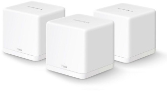 Бесшовный Mesh роутер Mercusys Halo H30G(3-pack) AC1300 10/100/1000BASE-TX белый (упак.:3шт) от магазина РЭССИ