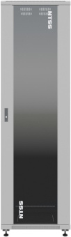 Шкаф серверный NTSS Премиум (NTSS-R42U6080GS) напольный 42U 600x800мм пер.дв.стекл металл 900кг серый IP20 сталь от магазина РЭССИ