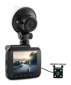 Видеорегистратор Digma FreeDrive 600-GW DUAL 4K черный 4Mpix 2160x2880 2160p 150гр. GPS NTK96660 от магазина РЭССИ