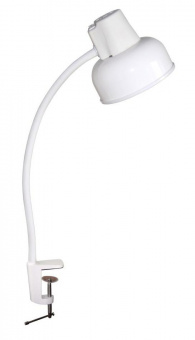 Светильник Трансвит БЕТА-СШ НДБ37-60-175 (BETA-СSH/WH) настольный на струбцине E27 белый 60Вт от магазина РЭССИ