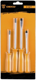 Набор отверточный Deko SS04-1 4 предмета от магазина РЭССИ
