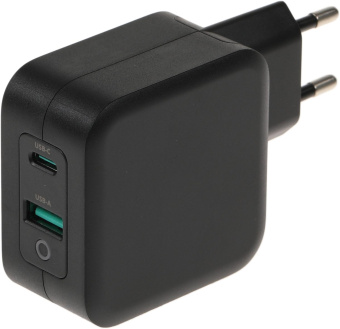 Блок питания TopON TOP-GaN-65WB автоматический 65W 5V-20V 3.25A 2xUSB от бытовой электросети LED индикатор от магазина РЭССИ