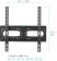 Картинка Стойка для телевизора Kromax X-STAND-2 черный 23"-55" макс.30кг крепление к столешнице от магазина РЭССИ Стойка для телевизора Kromax X-STAND-2 черный 23"-55" макс.30кг крепление к столешнице от магазина РЭССИ