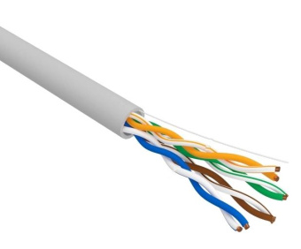 Кабель информационный PROconnect 01-0043-3-100 кат.5E UTP 4 пары 24AWG PVC внутренний 100м серый от магазина РЭССИ