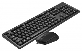 Клавиатура + мышь A4Tech KK-3330S клав:черный мышь:черный USB от магазина РЭССИ