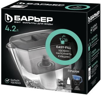 Фильтр-кувшин для очистки воды Барьер прайм лесная голубика 42л В55СР00 от магазина РЭССИ