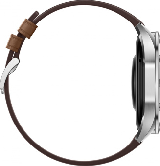 Смарт-часы Huawei Watch GT 4 Phoinix-B19L 46мм 1.43" AMOLED корп.серебристый рем.коричневый разм.брасл.:140-210мм (55020BGX) от магазина РЭССИ