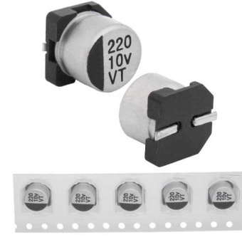 220 uF 10 V 105C 6.3*5.4 VT от магазина РЭССИ