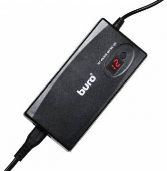 Блок питания Buro BUM-1245M90 ручной 90W 12V-24V 11-connectors 3.5A 1xUSB 1A от бытовой электросети LСD индикатор от магазина РЭССИ