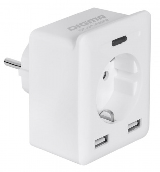 Умная розетка Digma DiPlug 500 EU Wi-Fi белый (DPL500) от магазина РЭССИ