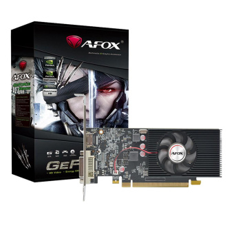 Видеокарта Afox PCI-E AF1030-2048D5L7 NVIDIA GeForce GT 1030 2Gb 64bit GDDR5 1228/6000 DVIx1 HDMIx1 HDCP Ret low profile от магазина РЭССИ