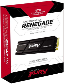 Накопитель SSD Kingston PCI-E 4.0 x4 4000Gb SFYRDK/4000G Fury Renegade M.2 2280 от магазина РЭССИ