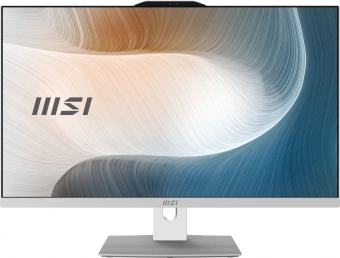 Моноблок MSI Modern AM272P 12M-256XRU 27" Full HD i7 1260P (2.1) 16Gb SSD512Gb Iris Xe noOS GbitEth WiFi BT 120W клавиатура мышь Cam белый 1920x1080 от магазина РЭССИ