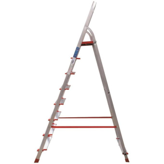 Профессиональная стремянка Новая Высота NV3117 1x8 ступеней 130 мм 3117108 от магазина РЭССИ