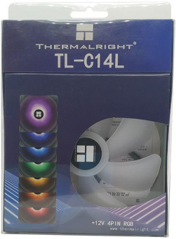 Вентилятор Thermalright TL-C14L-RGB 4-pin 26.6dB 160gr LED Ret от магазина РЭССИ