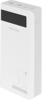 Мобильный аккумулятор Romoss Sense8PS Pro 30000mAh QC3.0/PD3.0 5A белый (1745988) от магазина РЭССИ