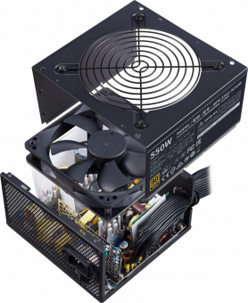 Блок питания Cooler Master ATX 550W MWE Bronze V2 550W 80+ bronze (24+4+4pin) APFC 120mm fan 6xSATA RTL от магазина РЭССИ