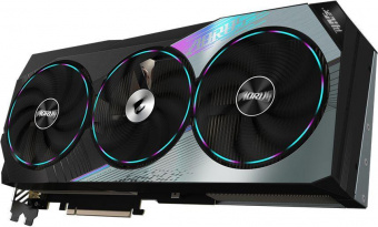 Видеокарта Gigabyte PCI-E 4.0 GV-N4080AORUS M-16GD NVIDIA GeForce RTX 4080 16384Mb 256 GDDR6X 2550/22400 HDMIx1 DPx3 HDCP Ret от магазина РЭССИ