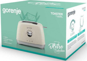 Тостер Gorenje T900RL 1000Вт бежевый от магазина РЭССИ