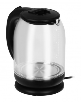 Чайник электрический SunWind SUN-K-002 1.8л. 1500Вт прозрачный/черный (корпус: стекло) от магазина РЭССИ