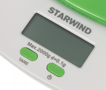 Весы кухонные электронные Starwind SSK2155 макс.вес:2кг зеленый от магазина РЭССИ