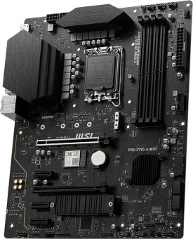 Материнская плата MSI PRO Z790-S WIFI Soc-1700 Intel Z790 4xDDR5 ATX AC`97 8ch(7.1) 2.5Gg RAID+HDMI+DP от магазина РЭССИ