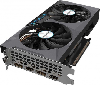 Видеокарта Gigabyte PCI-E 4.0 GV-N306TEAGLE-8GD 2.0 LHR NVIDIA GeForce RTX 3060Ti 8192Mb 256 GDDR6 1665/14000 HDMIx2 DPx2 HDCP Ret от магазина РЭССИ