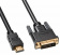Картинка Кабель Buro HDMI-19M-DVI-D-1.8M HDMI (m) DVI-D (m) 1.8м феррит.кольца черный от магазина РЭССИ Кабель Buro HDMI-19M-DVI-D-1.8M HDMI (m) DVI-D (m) 1.8м феррит.кольца черный от магазина РЭССИ