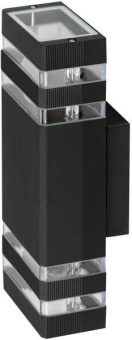 Светильник уличный настенный Астрея GBW-101-BL-0310 230В 2хЕ27 max 30Вт IP54 310х110x95 вверх/вниз от магазина РЭССИ