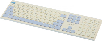 Клавиатура + мышь Acer OCC205 клав:белый/голубой мышь:белый/голубой USB беспроводная slim Multimedia (ZL.ACCEE.00C) от магазина РЭССИ