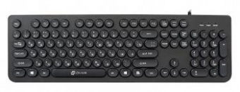 Клавиатура Оклик 400MR черный USB slim от магазина РЭССИ