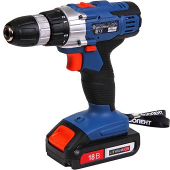 Дрель-шуруповерт Фиолент ДША1-10-РЭ5-18В аккум. патрон:быстрозажимной (кейс в комплекте) (ИДФР298114005-02) от магазина РЭССИ