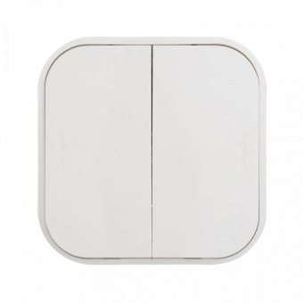 Выключатель Legrand Quteo откр. 2кл. IP20 белый (782202) от магазина РЭССИ