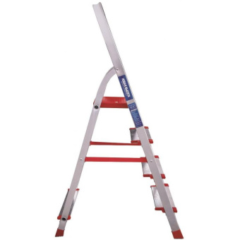 Профессиональная стремянка Новая Высота NV3117 1x4 ступени 130 мм Max нагр. 225 кг 2К башмаки 3117104 от магазина РЭССИ