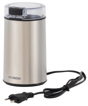 Кофемолка Hyundai HYC-G5261 200Вт сист.помол.:ротац.нож вместим.:60гр серебристый от магазина РЭССИ