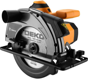 Циркулярная пила (дисковая) Deko CSDK-1600 1600Вт (ручная) D диска.:190мм (085-1151) от магазина РЭССИ