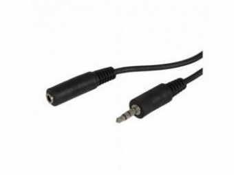 Кабель аудио Ningbo Jack 3.5 (m)/Jack 3.5 (f) 2м. черный (JAAC003-2) от магазина РЭССИ