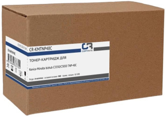 Картридж лазерный CopyRite CR-KMTNP48C TNP-48C голубой (10000стр.) для Konica Minolta bizhub С3350/С3850 от магазина РЭССИ