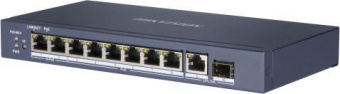 Коммутатор Hikvision DS-3E0510HP-E 9G 1SFP 6PoE+ 110W неуправляемый от магазина РЭССИ