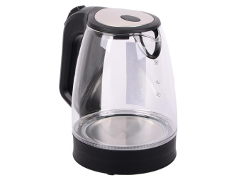 Чайник электрический Endever Skyline KR-326G 1.8л. 2200Вт прозрачный/черный корпус: стекло/пластик (80277) от магазина РЭССИ