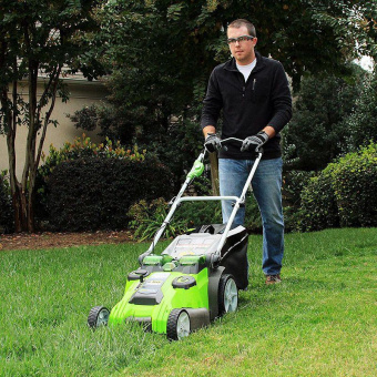 Газонокосилка роторная Greenworks G40LM49DBK4 (2500207VB) от магазина РЭССИ