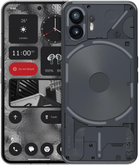 Смартфон Nothing Phone 2 256Gb 12Gb темно-серый моноблок 3G 4G 2Sim 6.7" 1080x2412 Nothing 2.0.0 50Mpix 802.11 a/b/g/n/ac/ax NFC GPS GSM900/1800 TouchSc Protect от магазина РЭССИ