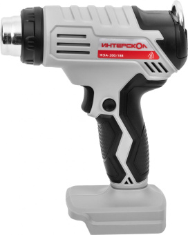 Технический фен Интерскол ФЭА-200/18В 320Вт темп.350-550С (764.0.0.70) от магазина РЭССИ