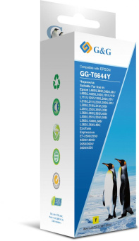 Чернила G&G GG-T6644Y желтый 100мл для Epson L100, L110, L120, L130, L132, L210, L222 от магазина РЭССИ
