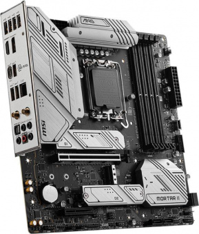 Материнская плата MSI MAG B760M MORTAR WIFI II Soc-1700 Intel B760 4xDDR5 mATX AC`97 8ch(7.1) 2.5Gg+HDMI+DP от магазина РЭССИ