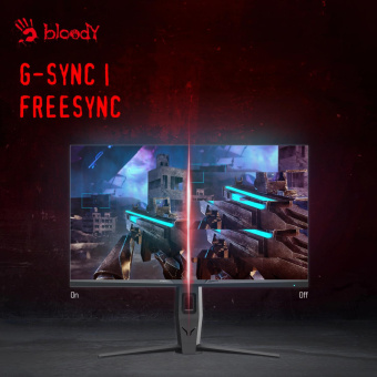 Монитор Bloody 24.5" MN251F серый IPS LED 1ms 16:9 HDMI M/M матовая HAS Piv 320cd 178гр/178гр 1920x1080 200Hz G-Sync DP FHD USB 4.3кг от магазина РЭССИ