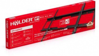 Кронштейн для телевизора Holder F6618-B черный 32"-70" макс.45кг настенный фиксированный от магазина РЭССИ