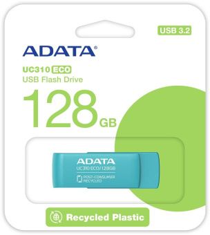 Флеш Диск A-Data 128GB UC310E UC310E-128G-RGN USB3.2 зеленый от магазина РЭССИ